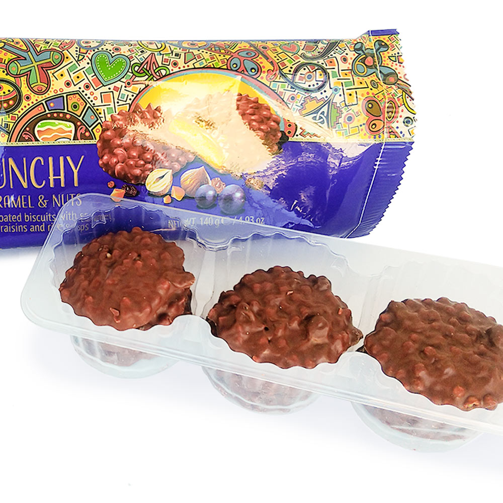 ゴプラナ クランチー キャラメル&ナッツ 2箱セット ポーランドチョコ 送料込み 輸入ブランドチョコ