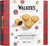 ミニミンスミートタルト #3159 265g 2個セット ウォーカー 送料無料 クリスマス walkers イギリス 英国王室御用達