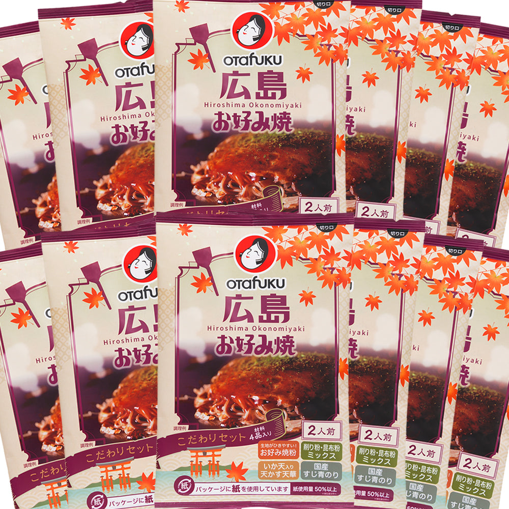 広島お好み焼 こだわりセット 1箱12袋入り (1袋 材料4品入り) 送料込み 簡単調理 オタフク