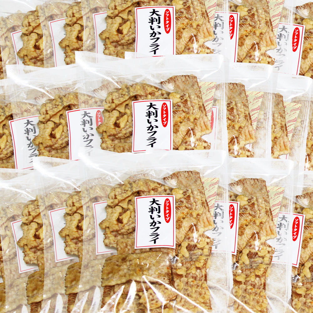 送料込み 広島名産 得々大判 いかフライ 126g 18袋セット しっとりやわらかタイプ 大容量 イカ天 おつまみ 魷脆餅 下酒菜