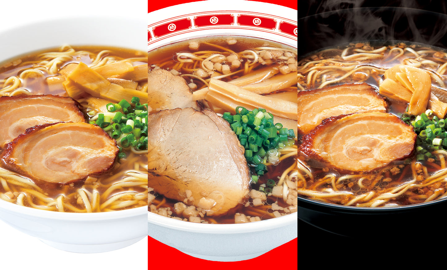 尾道ラーメン 味比べ 3人前 (赤・白・黒) 赤・30年の定番 白・白醤油味 黒・濃厚醤油味 1食につき麺 100g スープ付き 手土産袋付き 送料無料 阿藻珍味 ご当地ラーメン 拉麺 湯麺