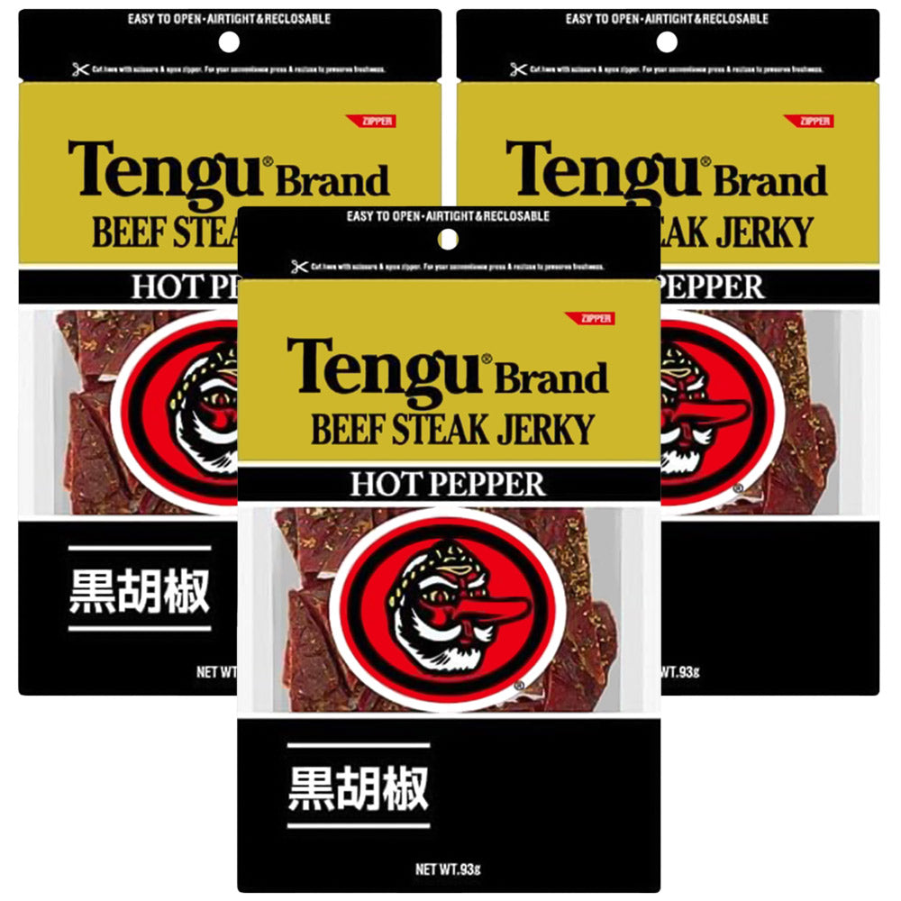 テングビーフジャーキー ホット 93g ポストお届け便セット
