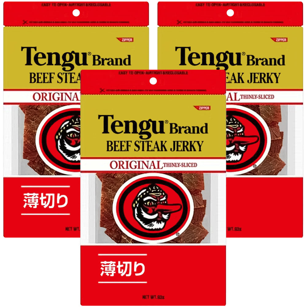 テングビーフジャーキー 薄切り 93g ポストお届け便セット