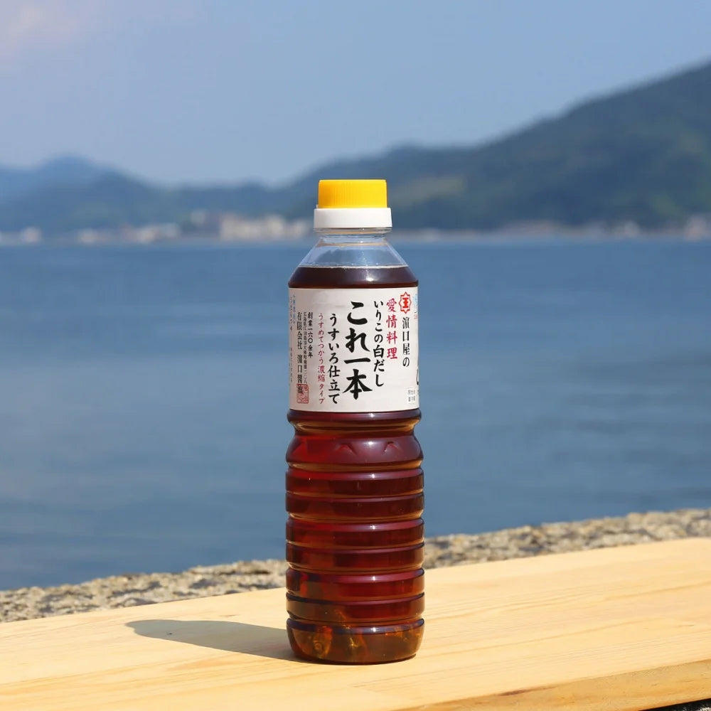 いりこの白だし これ一本 うすいろ仕立て ５００ｍｌ ３本セット 送料無料 瀬戸内