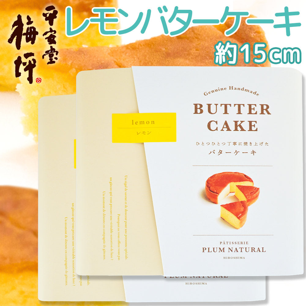 広島銘菓 広島レモン バターケーキ 手提げ袋付き 送料込み 手土産 平安堂梅坪