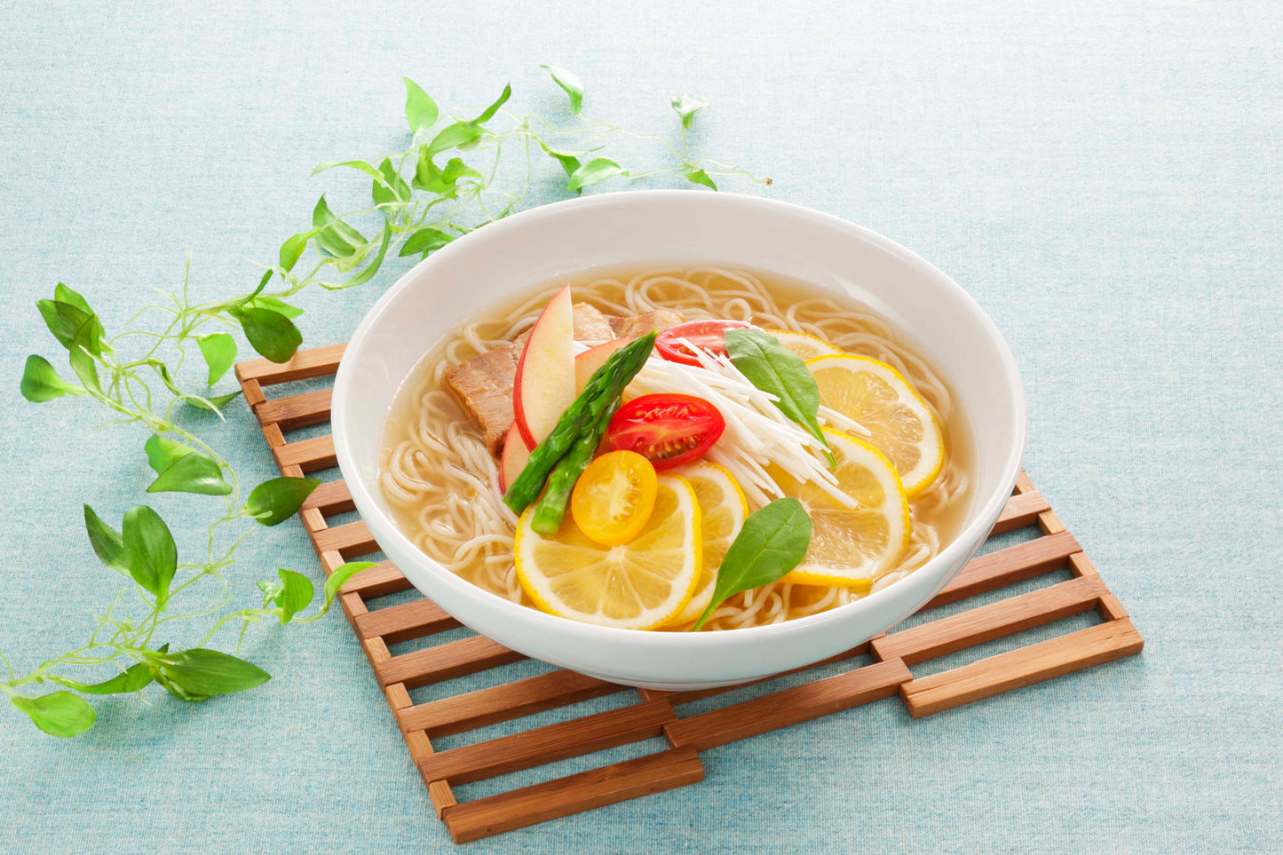 尾道檸檬ラーメン 2人前 3箱 1食につき麺100gスープ付き 手土産袋付き 送料無料 阿藻珍味 レモン ご当地ラーメン 拉麺 湯麺