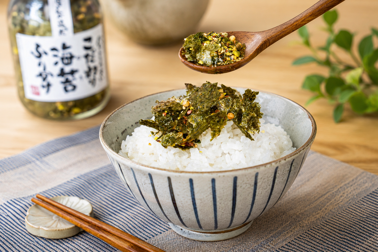 パリッとうまい!こだわり海苔ふりかけ 6本セット 送料無料 お魚屋さんが海苔の食感にこだわって造りました 国産 道の駅 (株)大磯珍味工場