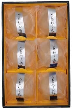 水の毬 わらび餅 6個入 2箱セット プレーン 送料込み ご挨拶 手土産 お菓子 銀座花のれん