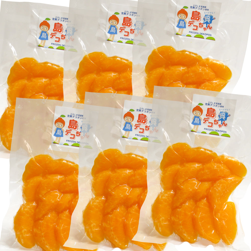 農園直送 冷凍 島デコちゃん (冷凍不知火) 1房タイプ 6個入 数量限定販売 送料込み 柑橘 みかん 大崎下島上神農園