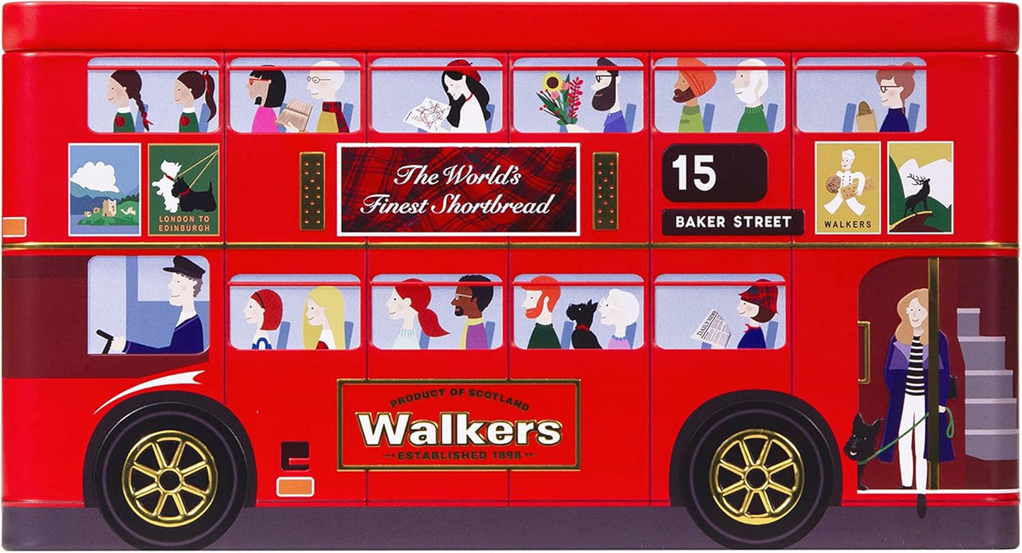 ウォーカー ロンドンバス #1050 250g 2缶セット 送料無料 クリスマス walkers イギリス 英国王室御