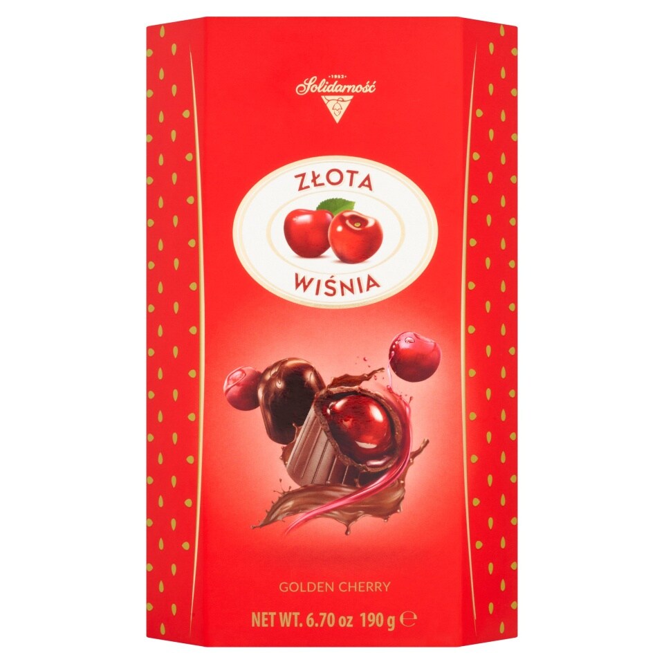 ソリダルノ チェリーリキュールチョコ バロティン 190g 3箱セット ポーランドチョコ 冬季限定 送料込み リキュール チェリーチョコ 輸入ブランドチョコ
