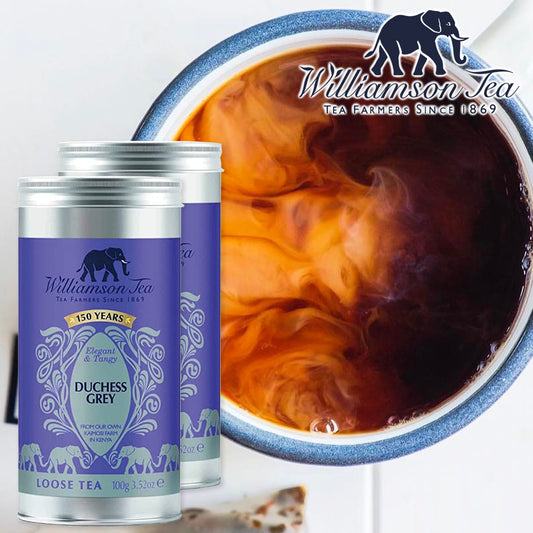 Williamson Tea ウィリアムソンティー ダッチェスグレイ 缶 100ｇ 2缶 送料込み 紅茶 ケニア イギリス