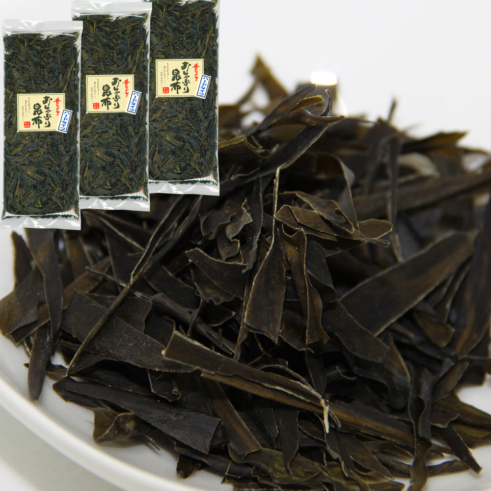 超訳あり 北海道産 おしゃぶり昆布 ハードタイプ 100g 細切れ 3袋セット 数量限定品 送料無料 こんぶ
