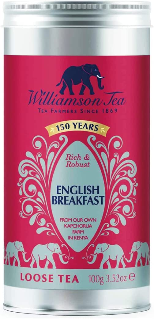 Williamson Tea ウィリアムソンティー イングリッシュブレックファースト 缶 100ｇ 送料込み 紅茶 ケニア イギリス