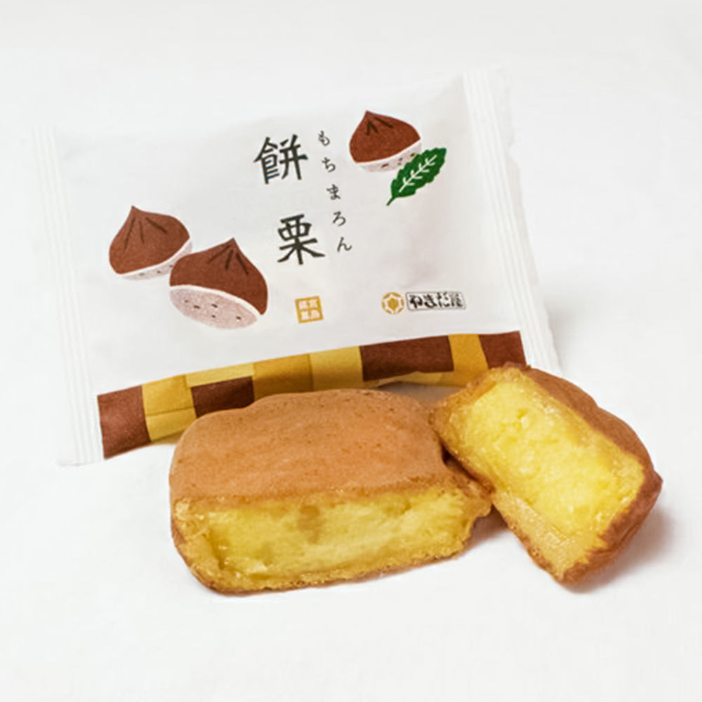 宮島銘菓 餅栗(もちまろん) 6個入り 3箱セット やまだ屋 送料込み 銀座TAU 饅頭 お土産