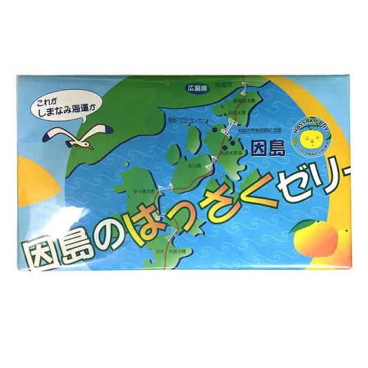 広島銘菓 因島のはっさくゼリー 進物箱入り 24個入り 78g×24個