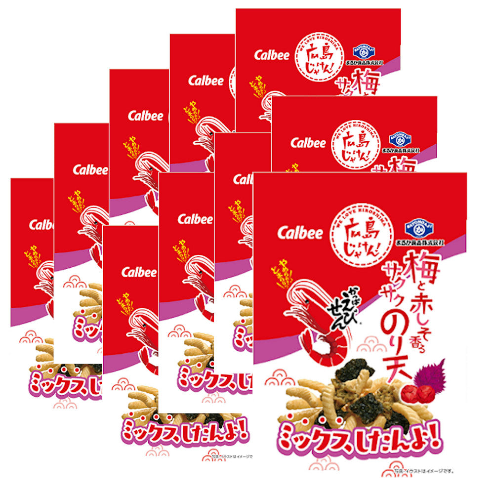 かっぱえびせん・梅と赤しそ香る サクサクのり天の商品画像