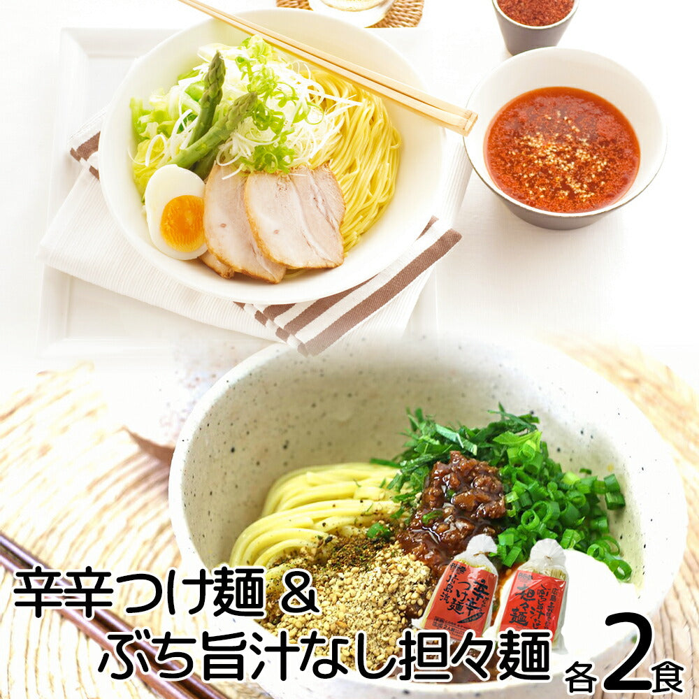 なか川 汁なし担々麺×1 辛辛つけ麺×1 セットの商品画像