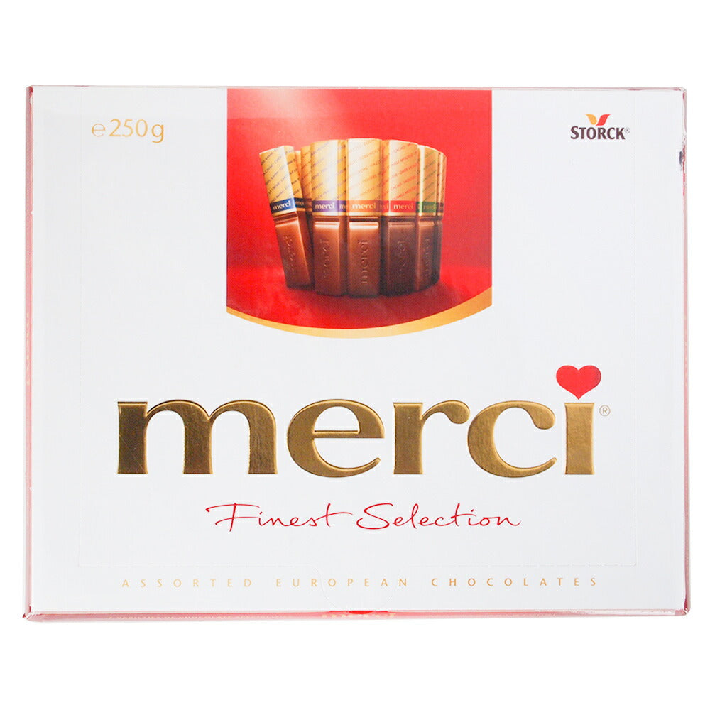 メルシー チョコレート アソート 250g (20本入) 2箱セット 送料無料 冬季限定 ストーク メルシーチョコレート 輸入チョコ 7種類の味