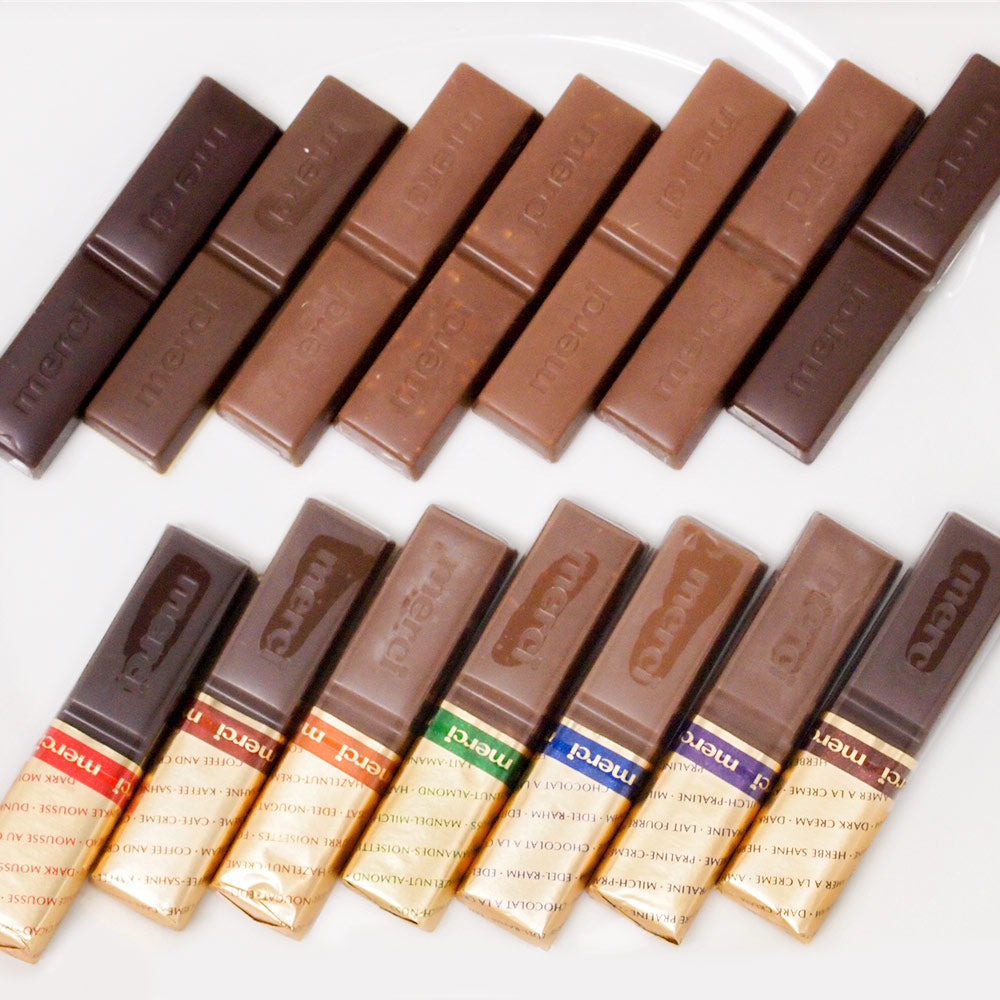 メルシー チョコレート アソート 250g (20本入) 2箱セット 送料無料 冬季限定 ストーク メルシーチョコレート 輸入チョコ 7種類の味