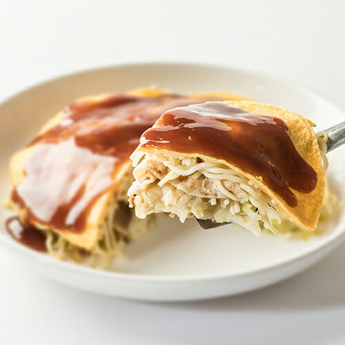 広島風お好み焼き 冷凍 そば入410g(そば肉玉子入) 4枚セット