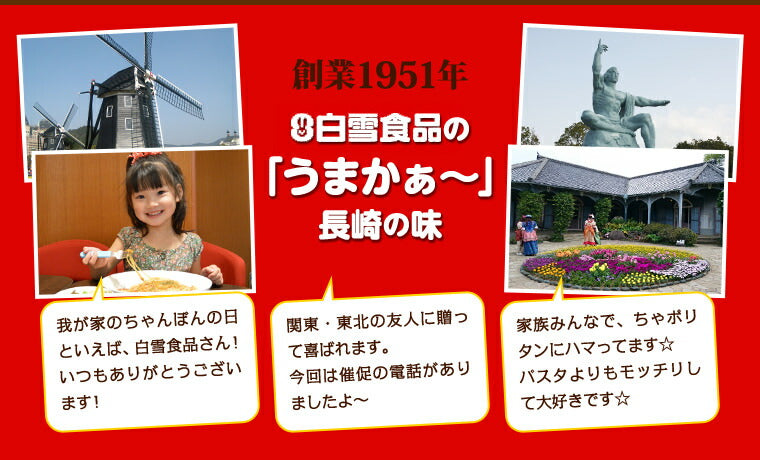 長崎名物 ばってんちゃんぽん ２食×２箱 ４食セット 特製具材入り 送料込み 長崎名物 ご当地ラーメン 白雪食品