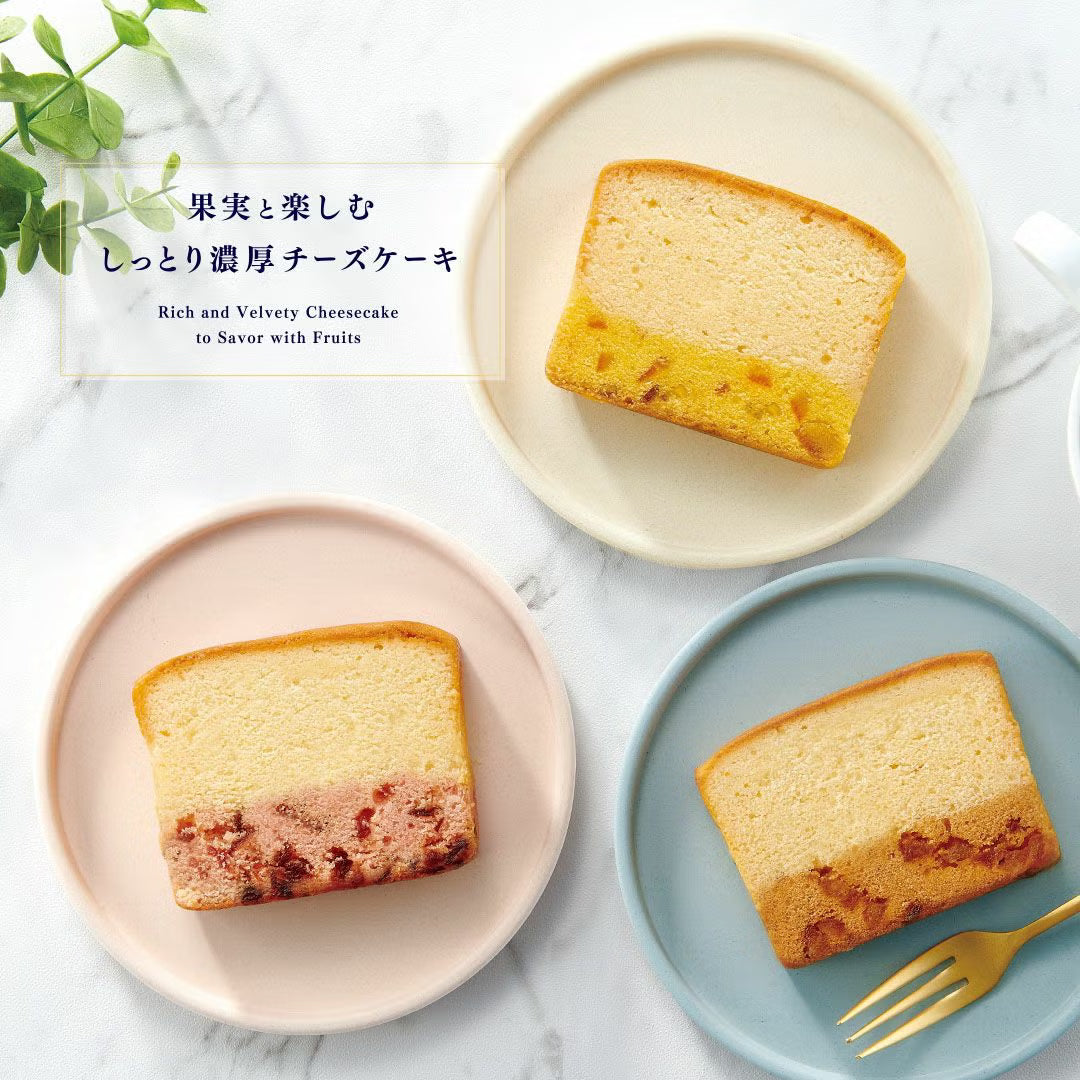 果実と楽しむしっとり濃厚チーズケーキ ９個セット 送料込み 個包装 フルーツ デザート 洋菓子 食べ比べ 内祝い お礼 お祝い 詰合せ 贈答品