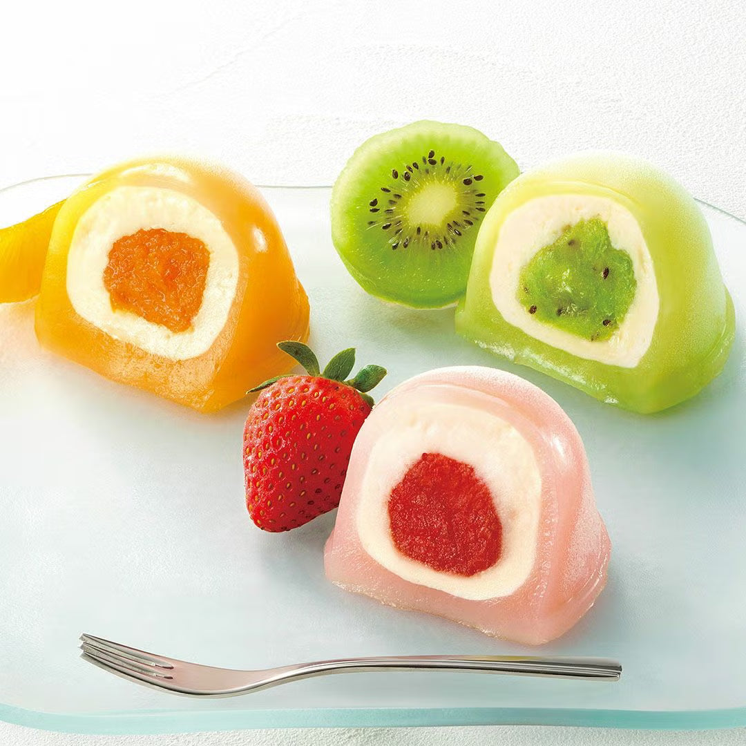 凍らせて食べるなめらかクリームのフルーツ大福 ９号 ２箱 送料込み 新感覚 アイス大福 苺大福 クリーム大福 食べ比べ スイーツ ギフト 個包装 中島大祥堂 常温配送