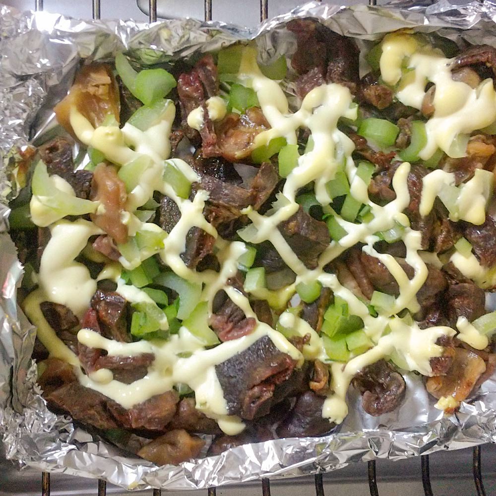 せんじ肉 にんにく味 送料無料　塩味にガーリックパウダーを加えたお肉のおつまみ　元祖せんじ肉 おやつ せんじがら 広島名物珍味