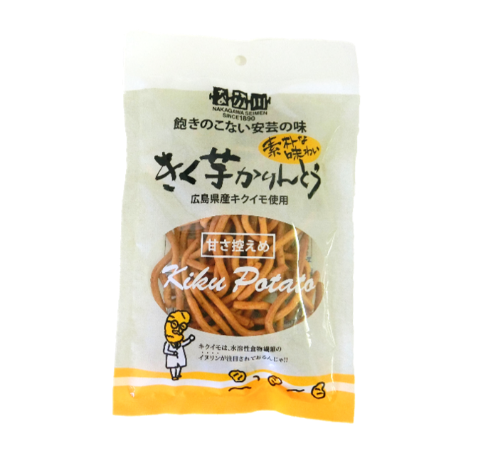 １袋６０ｇ　おつまみ　２０袋　送料無料　銀座ＴＡＵ　広島県産キクイモ使用　イヌリン　きく芋　かりんとう