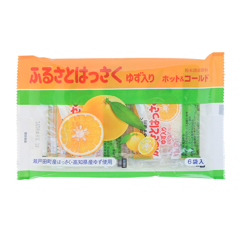 瀬戸田産はっさく使用 ふるさとはっさく ゆず入り 10袋セット(12g×6袋
