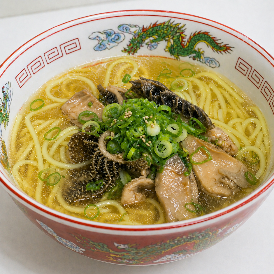 でんがくラーメン １人前 　具材入り  生麺 国産小麦100％使用 送料込み　ご当地ラーメン マルバヤシ ホルモン