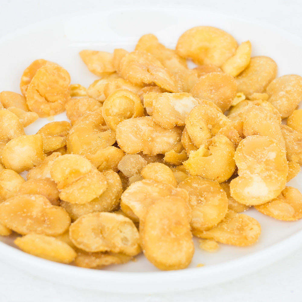 パリッ塩そらまめ ガーリック味 70g 20袋セット 送料込み おつまみ おやつ 皮無し そら豆 いかり豆 フライビーンズ