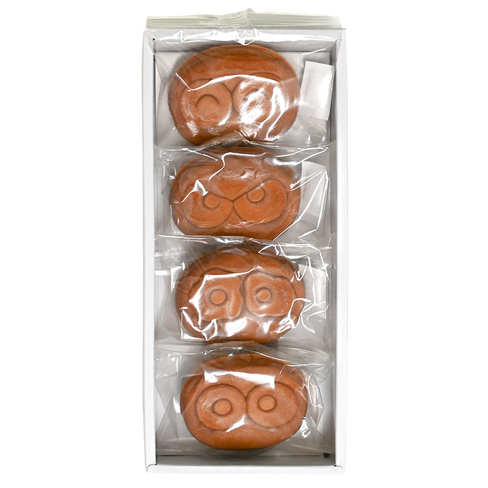 ぷよぷよまんじゅう 4種 4箱セット 送料込み こしあん・クリーム・抹茶・チョコ ご当地 お土産 ギフト 手提げ袋付き