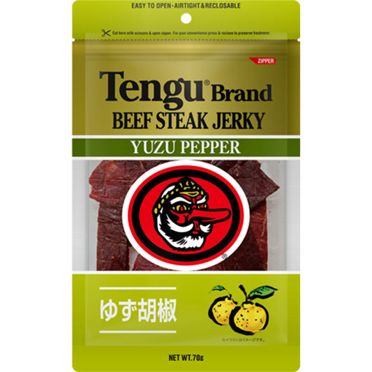 テング ビーフジャーキー 柚子胡椒 70g おつまみ 天狗 ポストお届け便
