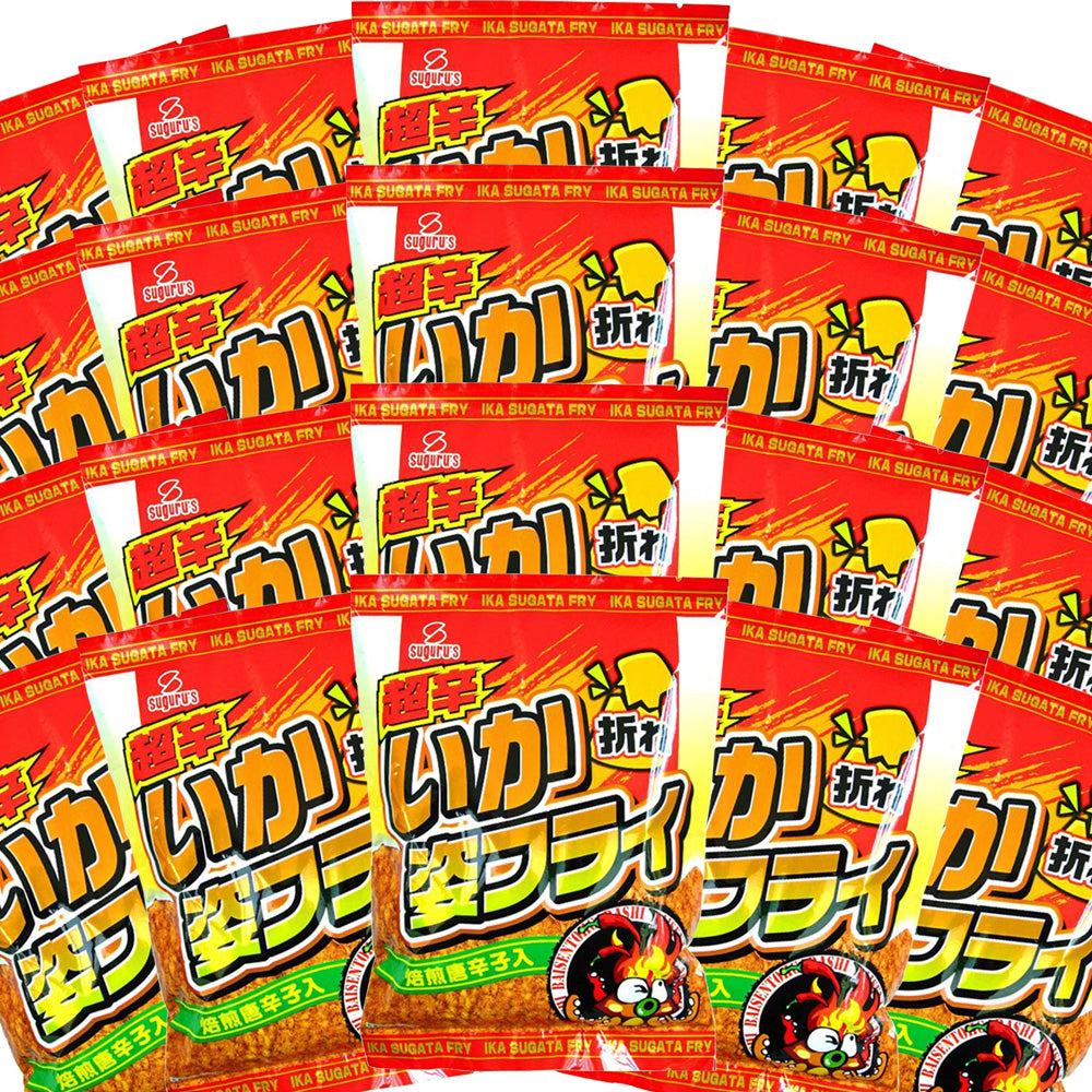超辛いか姿フライ折れ １２０g ２０袋セット 送料込み おやつ おつまみ スグル食品