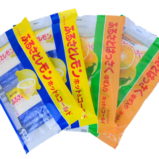 瀬戸田産レモン使用 ふるさとレモン ふるさとはっさく 各２袋 合わせて４袋セット 粉末清涼飲料 送料無料 広島県三原農業協同組合