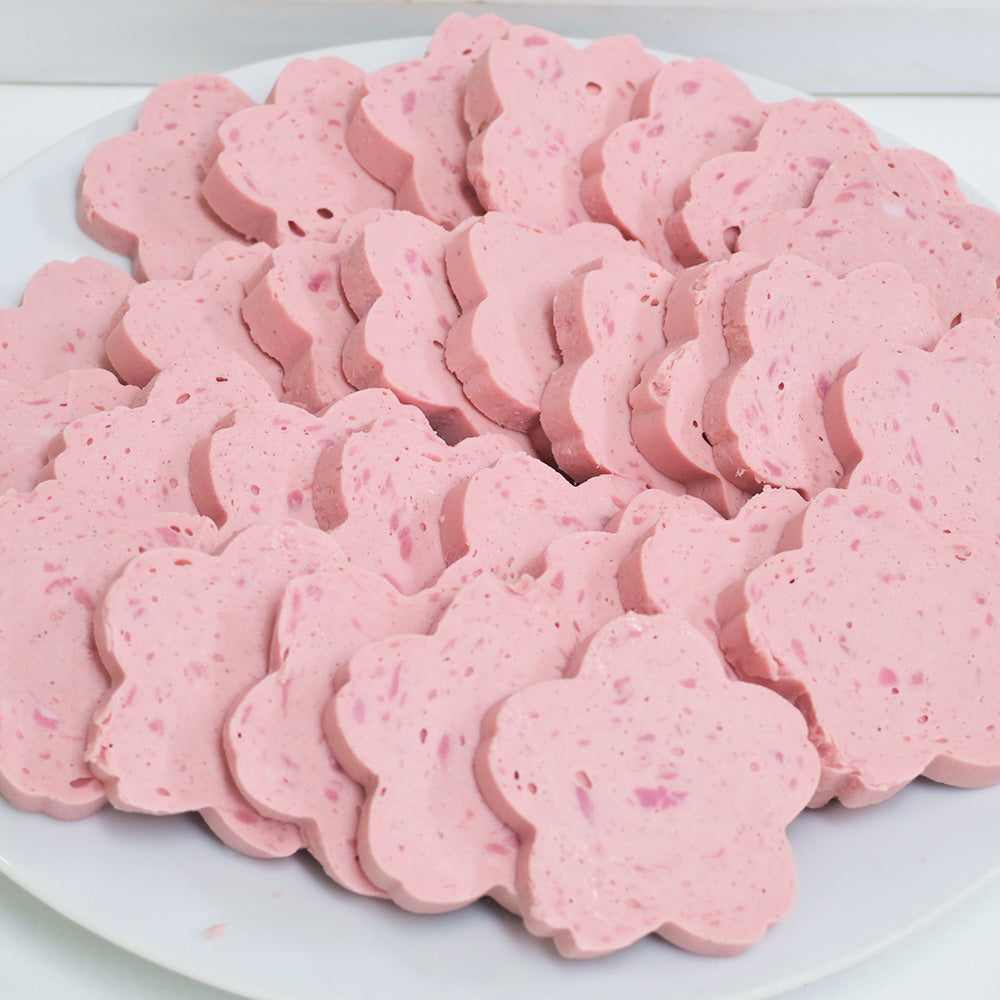 業務用花形ソーセージ 800g 桜型切り口が可愛い ボロニアソーセージ 豚肉・鶏肉使用 お弁当や行事に便利 送料込み 福留ハム 花ソーセージ クール便