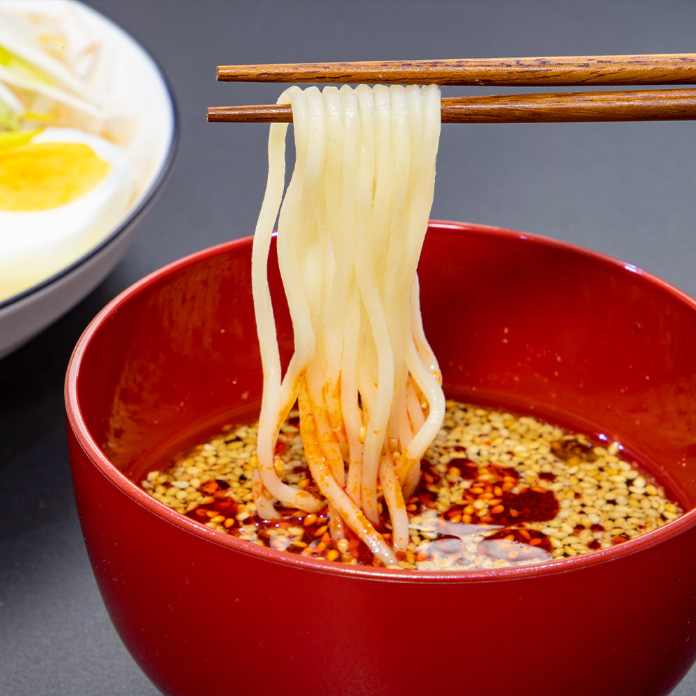 旨辛 広島つけ麺 １人前 生麺 国産小麦100％使用 送料込み　ご当地ラーメン 激辛 マルバヤシ