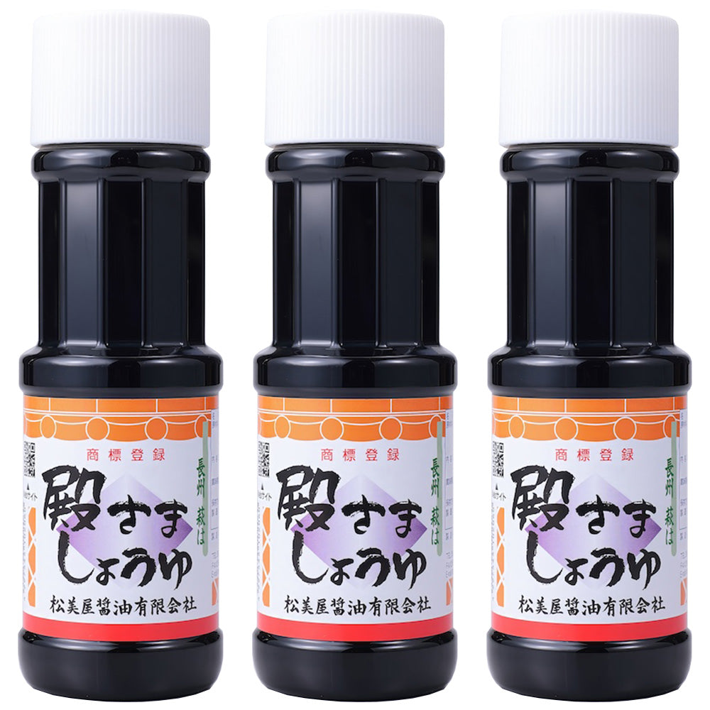 殿さましょうゆ×300ml　送料込み　濃口 甘口 刺身 魚料理 松美屋醤油
