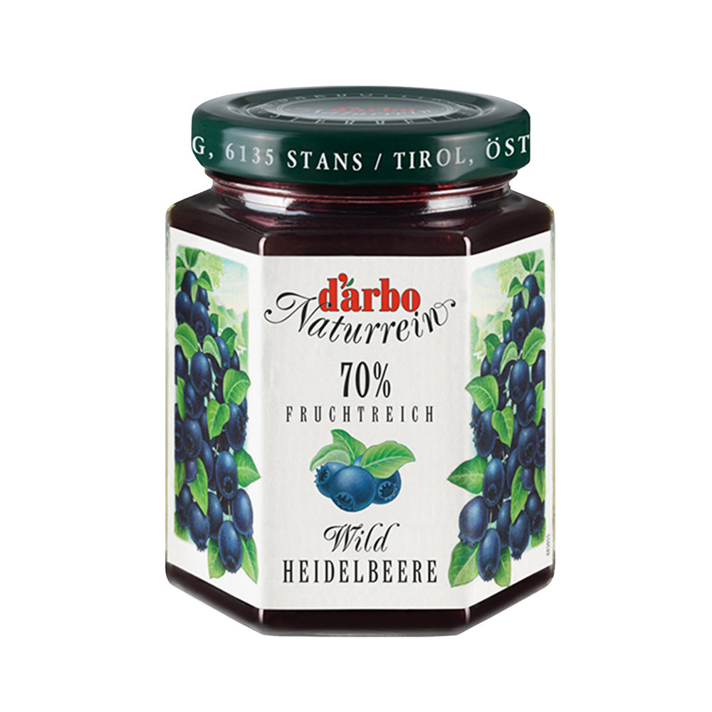 ダルボ チロリアン ブルーベリー ジャム ２００ｇ　６本セット 送料込み オーストリア　ヨーグルト 甘さ控えめ ホテル人気ジャム (コピー)