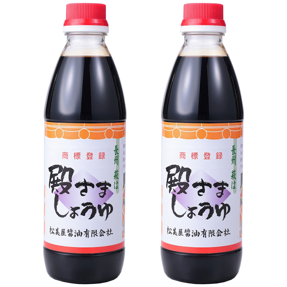 殿さましょうゆ×500ml　送料込み　濃口 甘口 刺身 魚料理 松美屋醤油