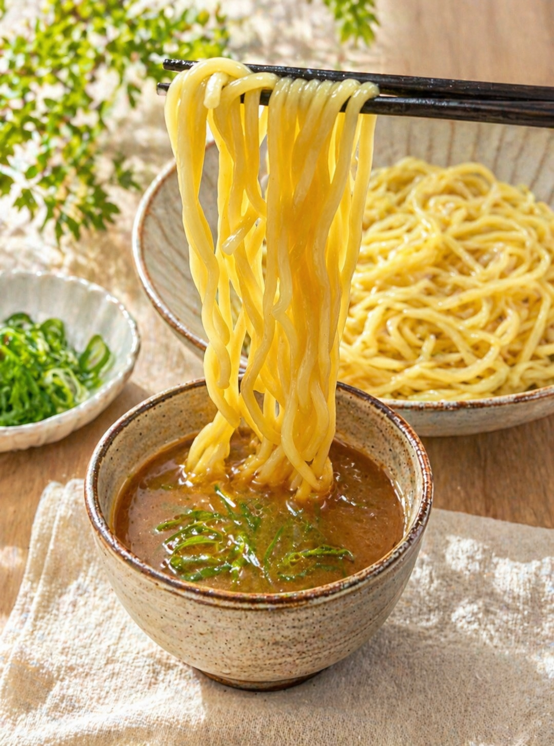 昆布水つけ麺 １人前  生麺 国産小麦100％使用 送料込み　ご当地ラーメン マルバヤシ
