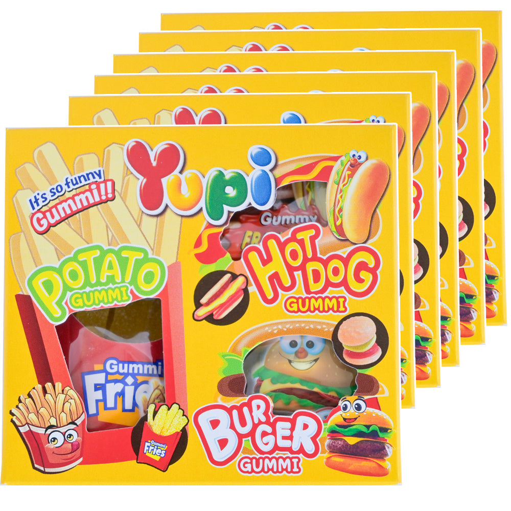 EIM YUPI ファストフードグミ ３Ｐ ２７g 送料無料 ハンバーガーグミ ポテトグミ ホットドッググミ フルーツグミ エイム ユピ プレゼント ハロウィン クリスマス SNS