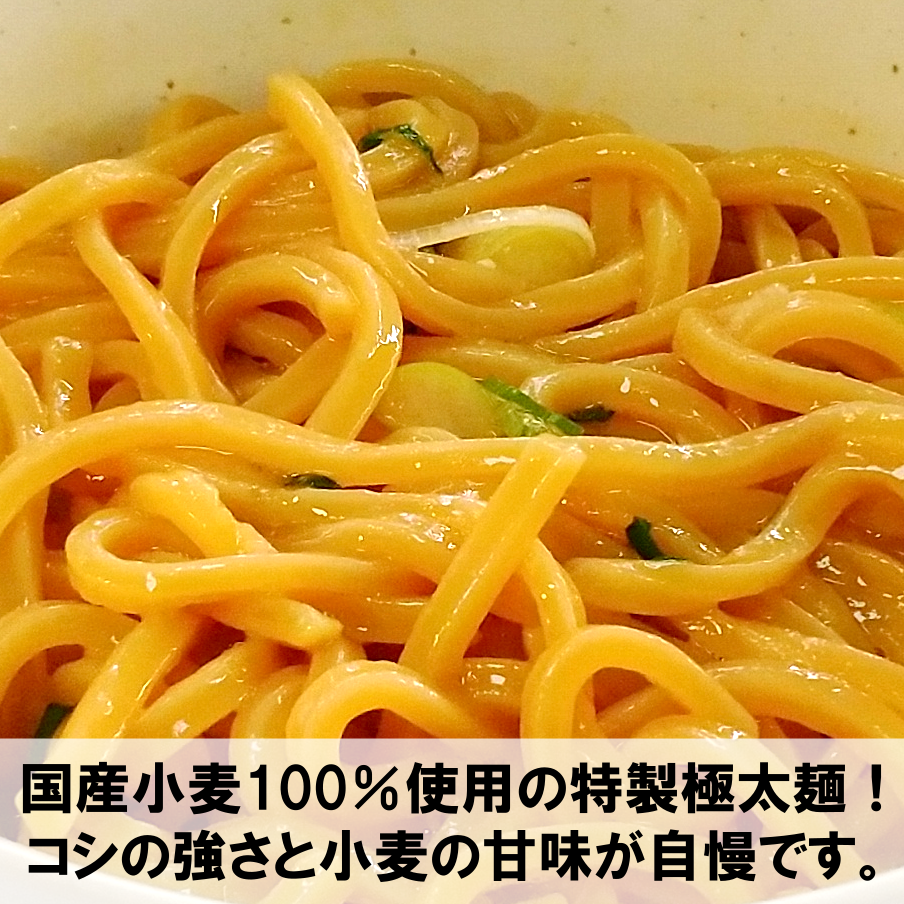 極太TKM（卵かけ麺）２食 ギフト箱 生麺 国産小麦100％使用 送料込み ご当地ラーメン マルバヤシ 川中醤油