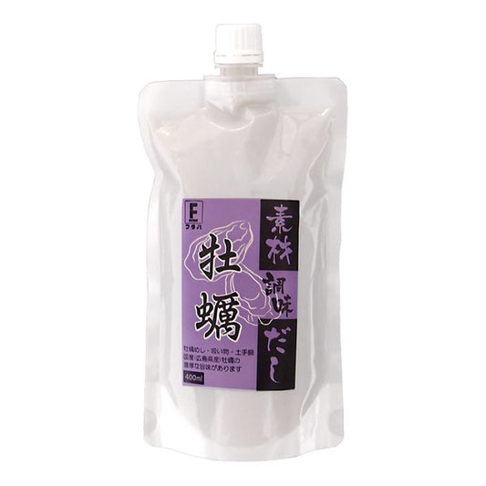 素材調味だし 牡蠣 フタバ 400ml　送料込み　日本食 出汁 液体 料亭の味 芳醇