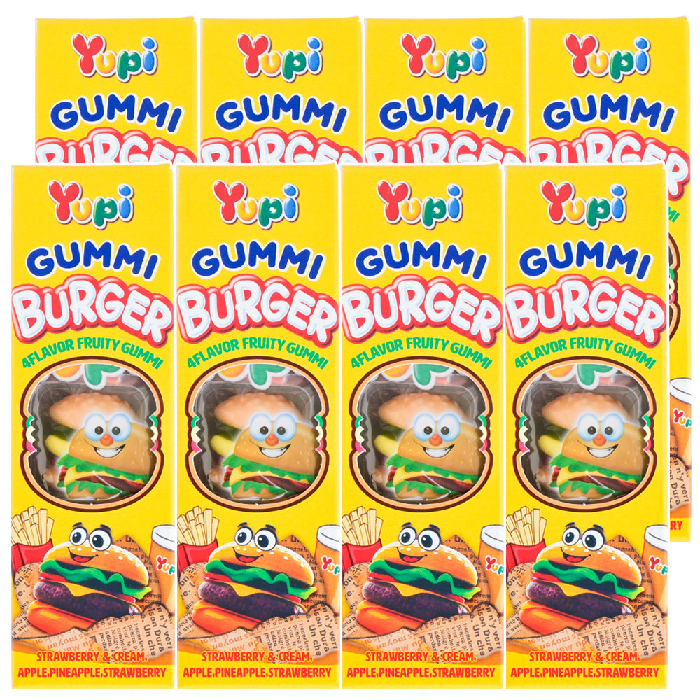 EIM YUPI グミバーガー３Ｐ 送料無料 パーティーグミ 海外グミ 輸入グミ エイム ユピ ハンバーガーグミ 変わり種グミ SNS