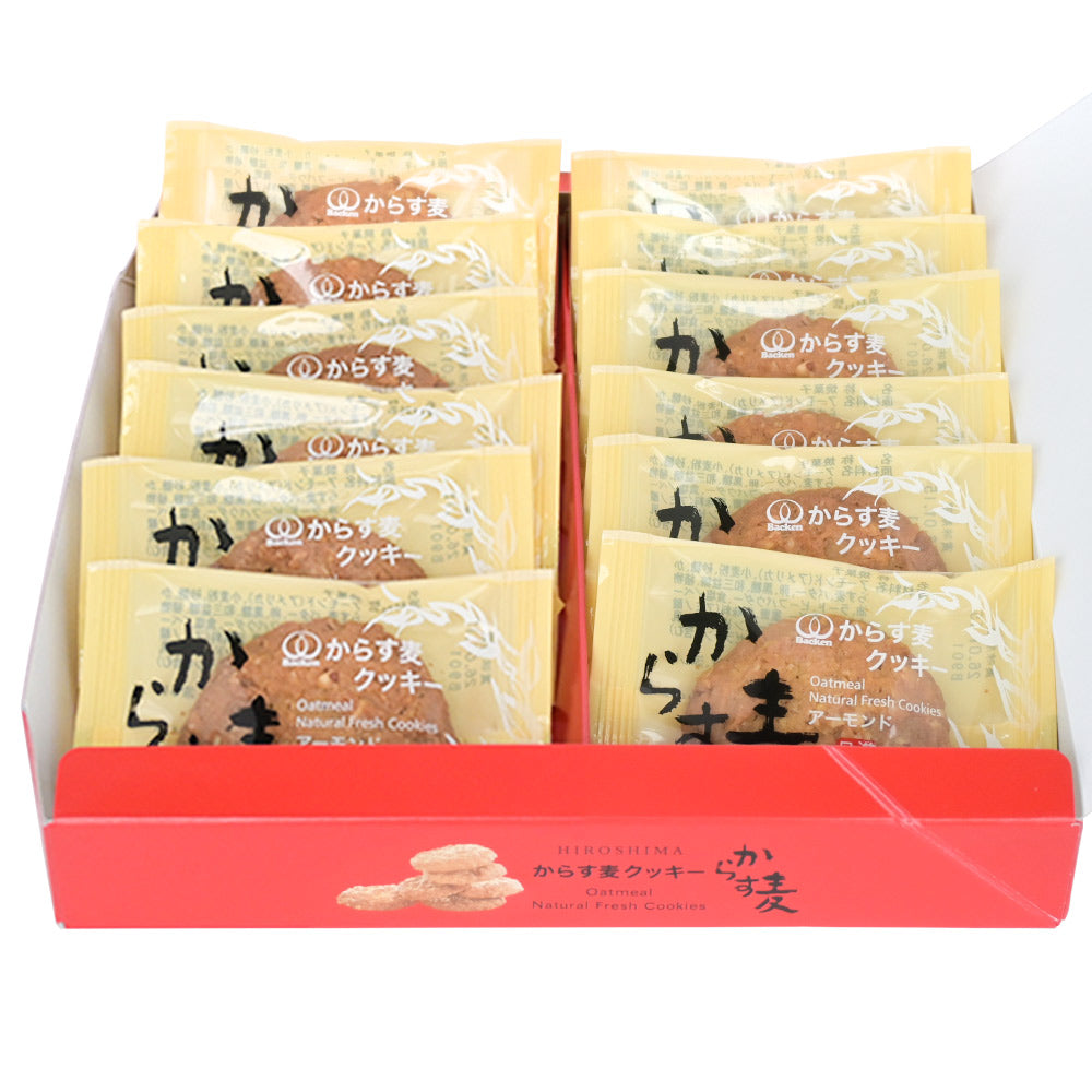 モーツアルト からす麦クッキー宮島 １２枚入 ２箱セット 送料込み 広島お土産 バッケンモーツアルト モンドセレクション金賞