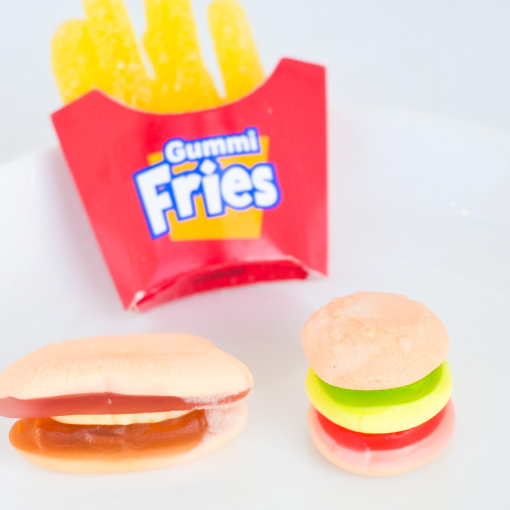 EIM YUPI ファストフードグミ ３Ｐ ２７g 送料無料 ハンバーガーグミ ポテトグミ ホットドッググミ フルーツグミ エイム ユピ プレゼント ハロウィン クリスマス SNS