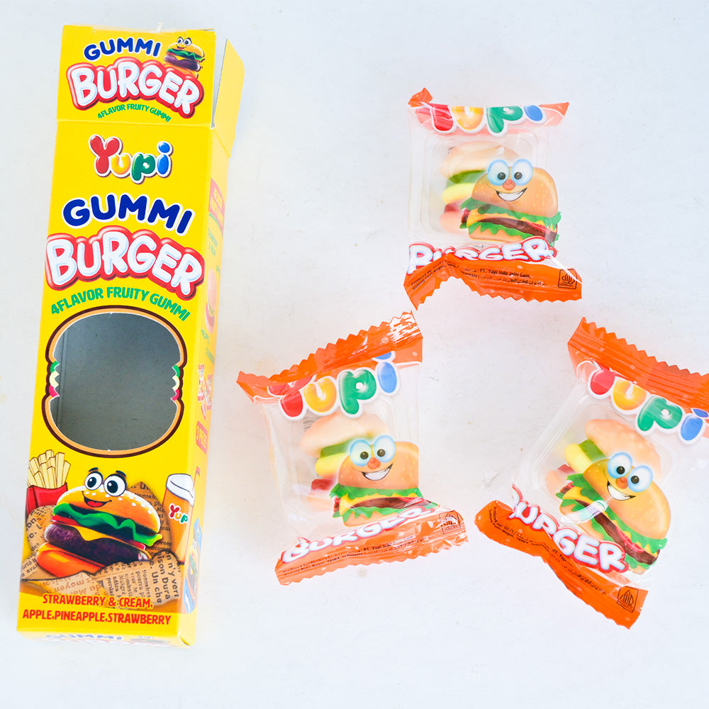 EIM YUPI グミバーガー３Ｐ 送料無料 パーティーグミ 海外グミ 輸入グミ エイム ユピ ハンバーガーグミ 変わり種グミ SNS